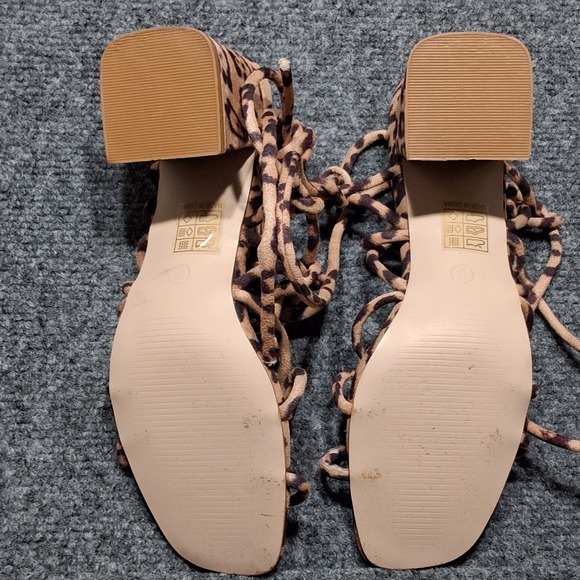 Public Desire Freya Strappy Sandals Animal Print Size  5‎ - Picture 8 of 10